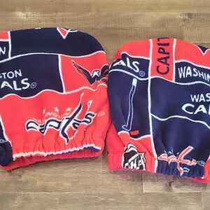 Washington Capitals Head Rest covers- Red and Navy